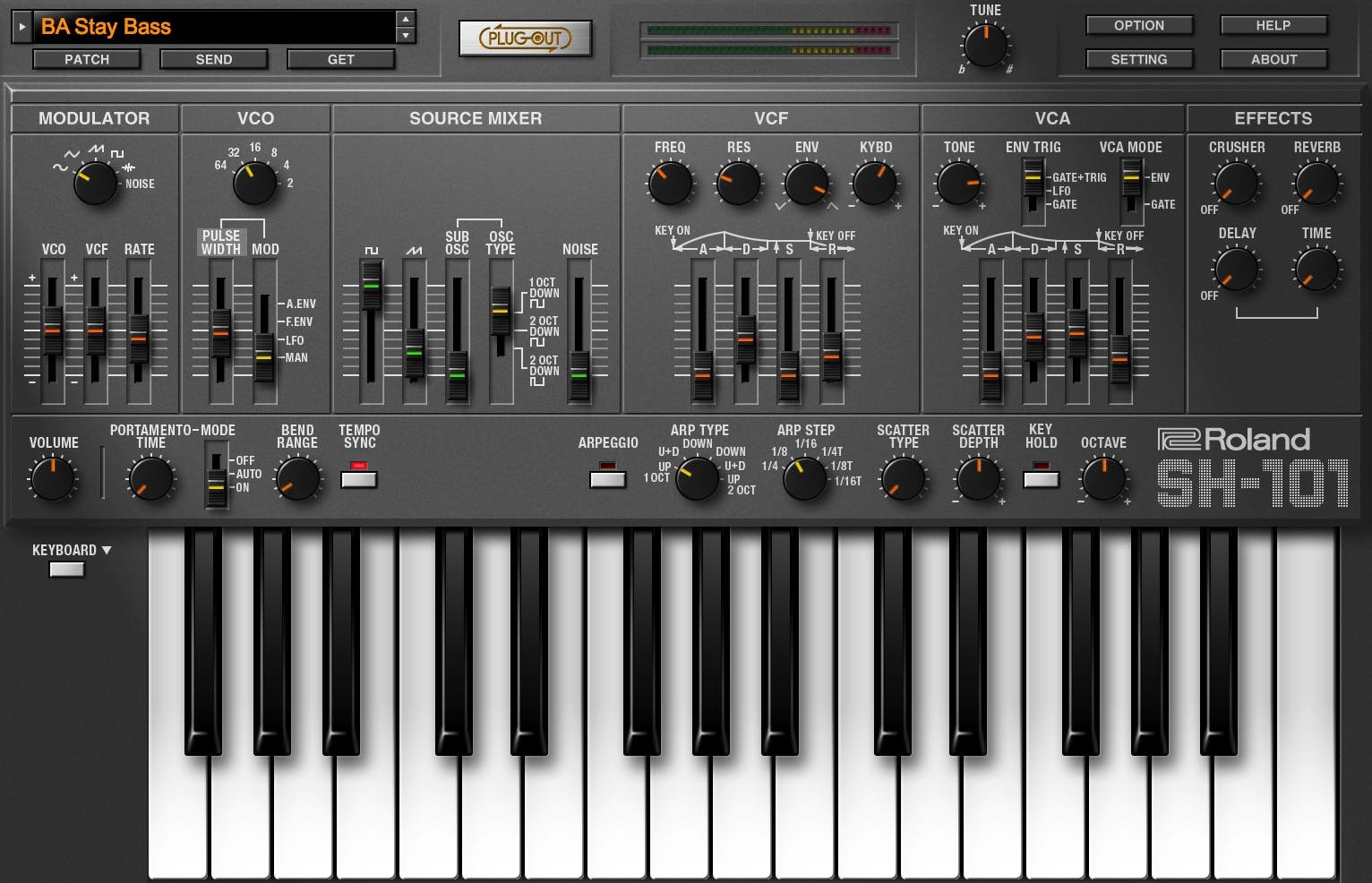 Roland Cloud SH-101 Virtual Instrument Plugin - Lifetime Key